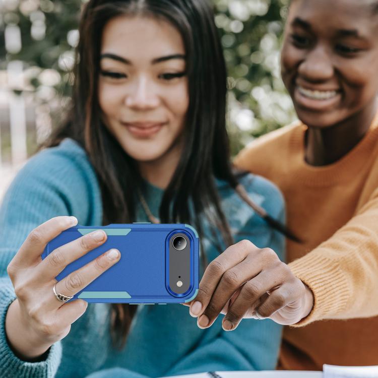 For iPhone Air Commuter Shockproof TPU + PC Phone Case(Royal Blue+Grey Green) - iPhone Air Cases by buy2fix | Online Shopping UK | buy2fix