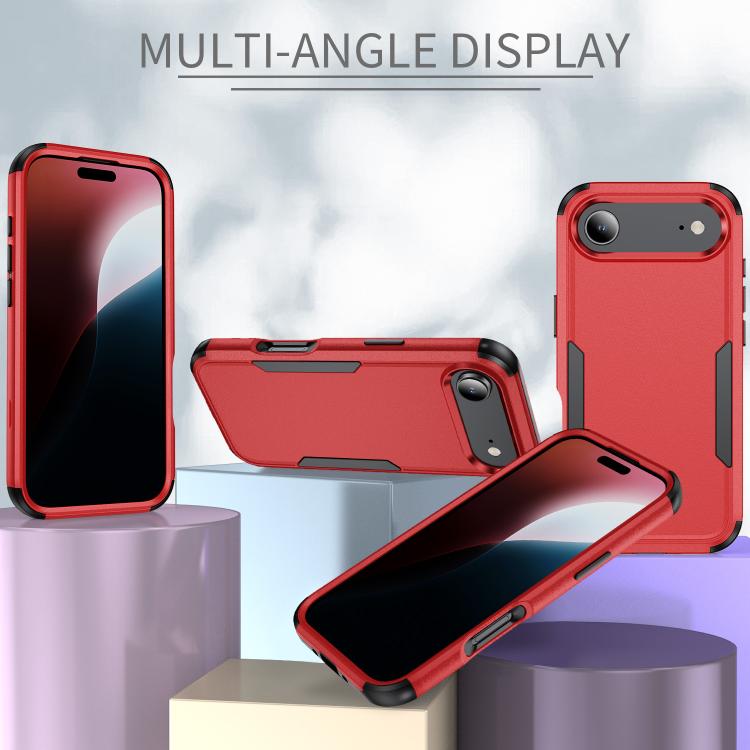 For iPhone Air Commuter Shockproof TPU + PC Phone Case(Red+Black) - iPhone Air Cases by buy2fix | Online Shopping UK | buy2fix