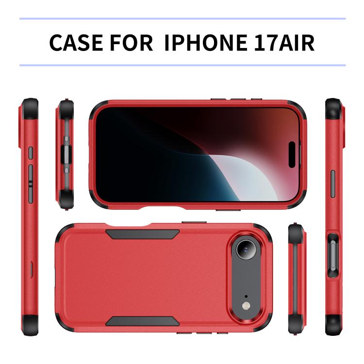 For iPhone Air Commuter Shockproof TPU + PC Phone Case(Red+Black) - iPhone Air Cases by buy2fix | Online Shopping UK | buy2fix