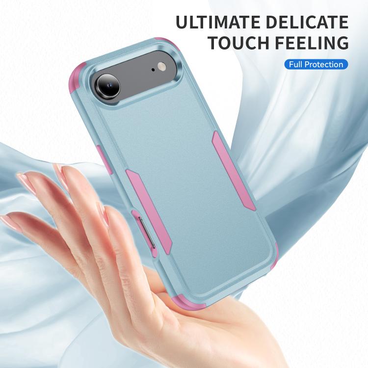 For iPhone Air Commuter Shockproof TPU + PC Phone Case(Grey Green+Pink) - iPhone Air Cases by buy2fix | Online Shopping UK | buy2fix