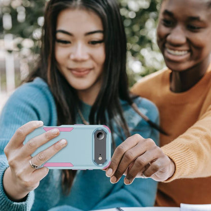 For iPhone Air Commuter Shockproof TPU + PC Phone Case(Grey Green+Pink) - iPhone Air Cases by buy2fix | Online Shopping UK | buy2fix