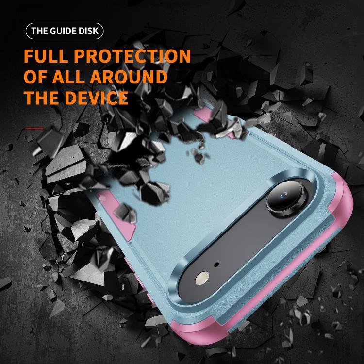 For iPhone Air Commuter Shockproof TPU + PC Phone Case(Grey Green+Pink) - iPhone Air Cases by buy2fix | Online Shopping UK | buy2fix
