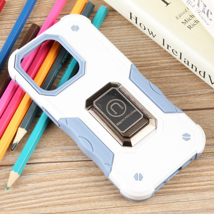 For iPhone 15 Pro Non-slip Shockproof Armor Phone Case with Ring Holder(White) - iPhone 15 Pro Cases by buy2fix | Online Shopping UK | buy2fix