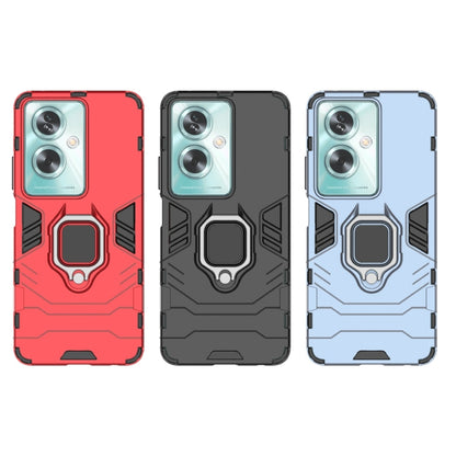 For OPPO A79 5G PC + TPU Shockproof Protective Phone Case with Magnetic Ring Holder(Black) by buy2fix