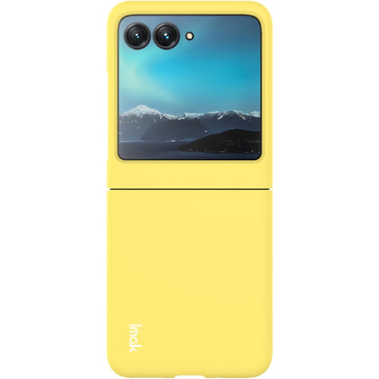 For Motorola Razr 40 Ultra IMAK JS-2 Series Colorful PC Case(Yellow) by imak