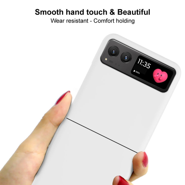 For Motorola Razr 40 IMAK JS-2 Series Colorful PC Case(White) by imak