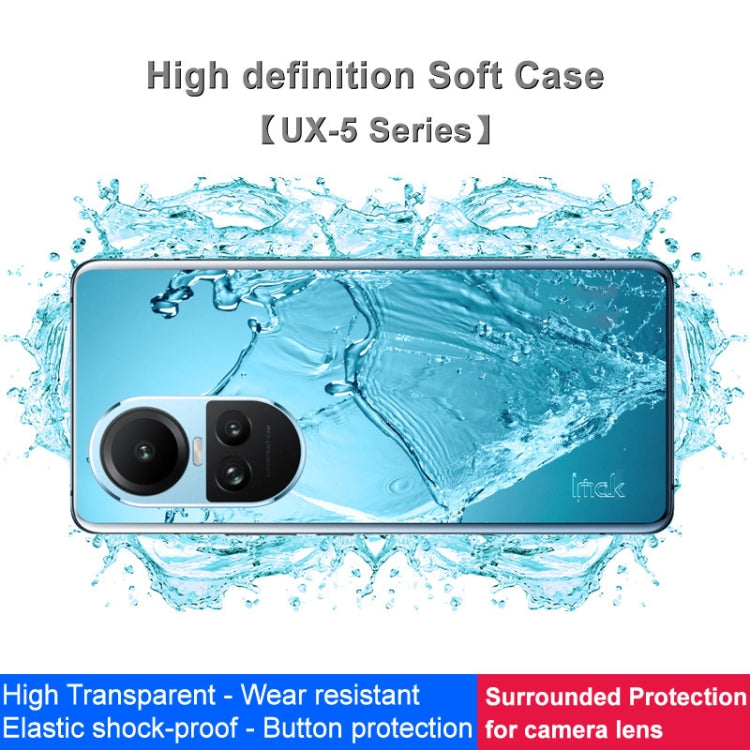 For OPPO Reno10 5G Global IMAK UX-5 Series Transparent TPU Phone Case(Transparent) by imak