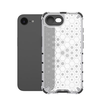 For iPhone 16e Honeycomb Shockproof Phone Case(White) - iPhone 16e Cases by buy2fix | Online Shopping UK | buy2fix