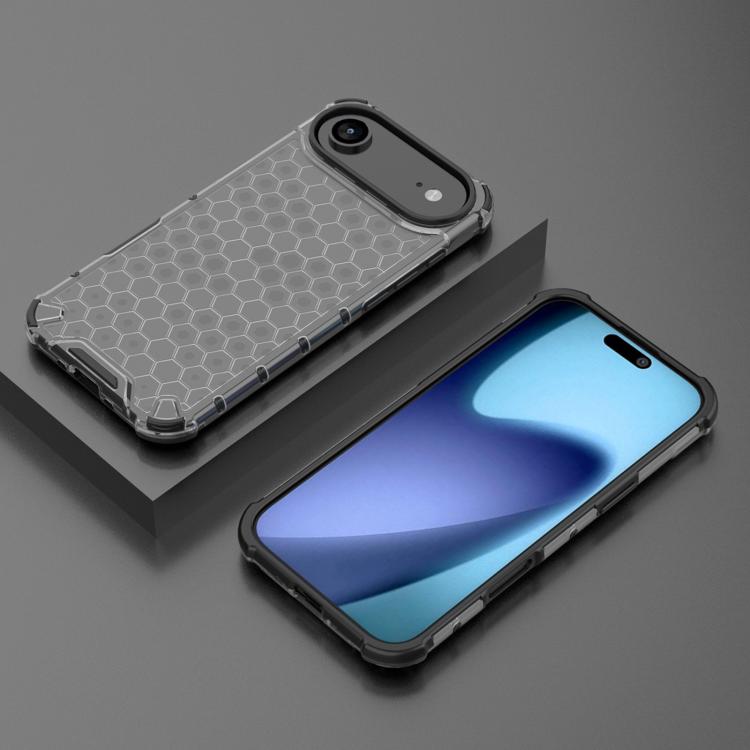 For iPhone Air Honeycomb Shockproof Phone Case(Black) - iPhone Air Cases by buy2fix | Online Shopping UK | buy2fix