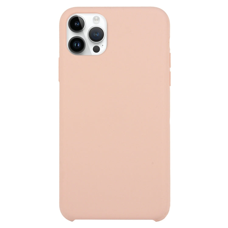 Solid Silicone Phone Case For iPhone 16 Pro Max(Pink) - iPhone 16 Pro Max Cases by buy2fix | Online Shopping UK | buy2fix
