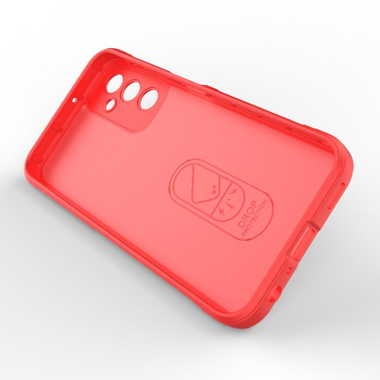 For Samsung Galaxy A25 5G Magic Shield TPU + Flannel Phone Case(Red) by buy2fix