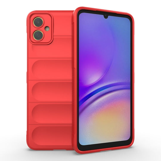 For Samsung Galaxy A05 4G Magic Shield TPU + Flannel Phone Case(Red)