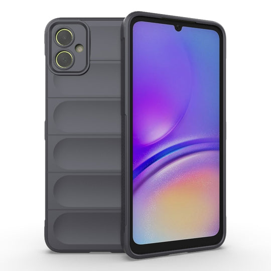 For Samsung Galaxy A05 4G Magic Shield TPU + Flannel Phone Case(Dark Grey)