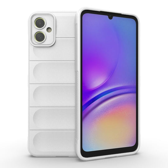 For Samsung Galaxy A05 4G Magic Shield TPU + Flannel Phone Case(White)