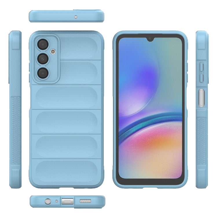 For Samsung Galaxy A05s 4G Magic Shield TPU + Flannel Phone Case(Light Blue) by buy2fix