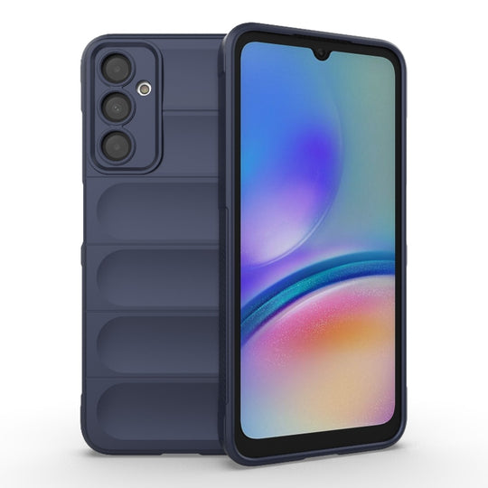 For Samsung Galaxy A05s 4G Magic Shield TPU + Flannel Phone Case(Dark Blue)