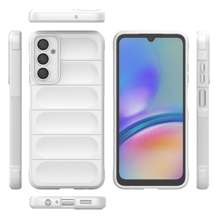 For Samsung Galaxy A05s 4G Magic Shield TPU + Flannel Phone Case(White) by buy2fix