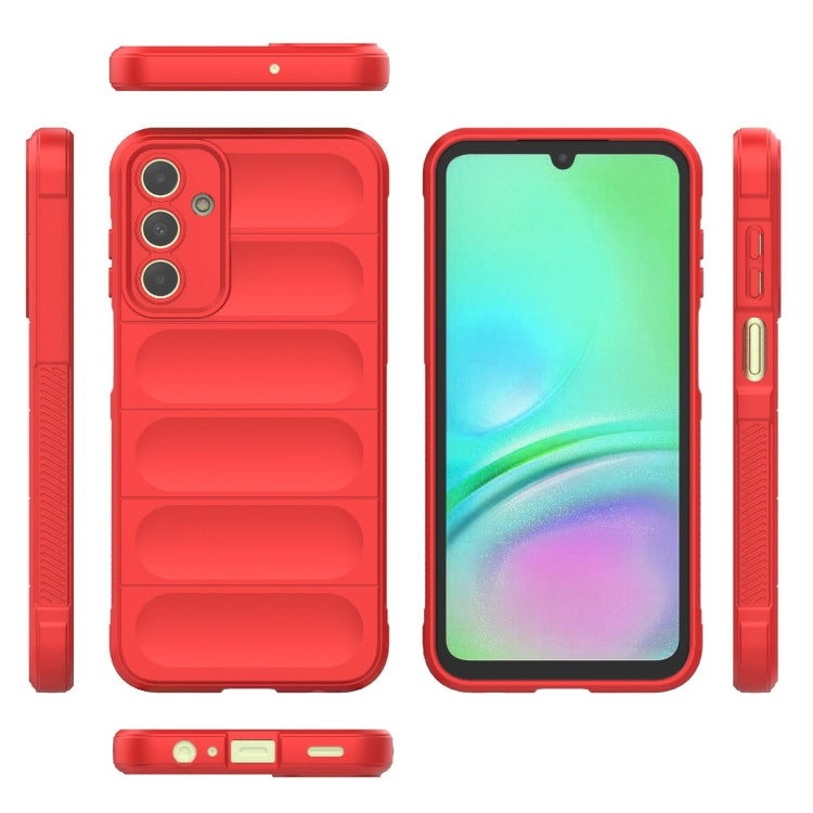 For Samsung Galaxy A15 5G Magic Shield TPU + Flannel Phone Case(Red) by buy2fix