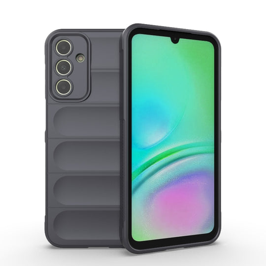 For Samsung Galaxy A15 5G Magic Shield TPU + Flannel Phone Case(Dark Grey)