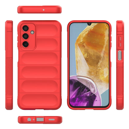 For Samsung Galaxy F15 5G Global Magic Shield TPU + Flannel Phone Case(Red) by buy2fix