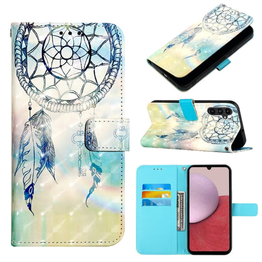 For Samsung Galaxy S23 FE 5G 3D Painting Horizontal Flip Leather Phone Case(Dream Wind Chimes)