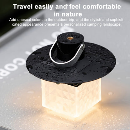 Outdoor Portable LED Camping Light Rechargeable Emergency Light(Black) by buy2fix