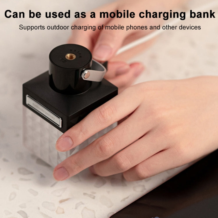 Outdoor Portable LED Camping Light Rechargeable Emergency Light(Black) by buy2fix