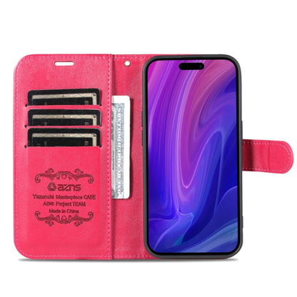 For iPhone 15 Pro AZNS Sheepskin Texture Flip Leather Phone Case(Red) - iPhone 15 Pro Cases by AZNS | Online Shopping UK | buy2fix