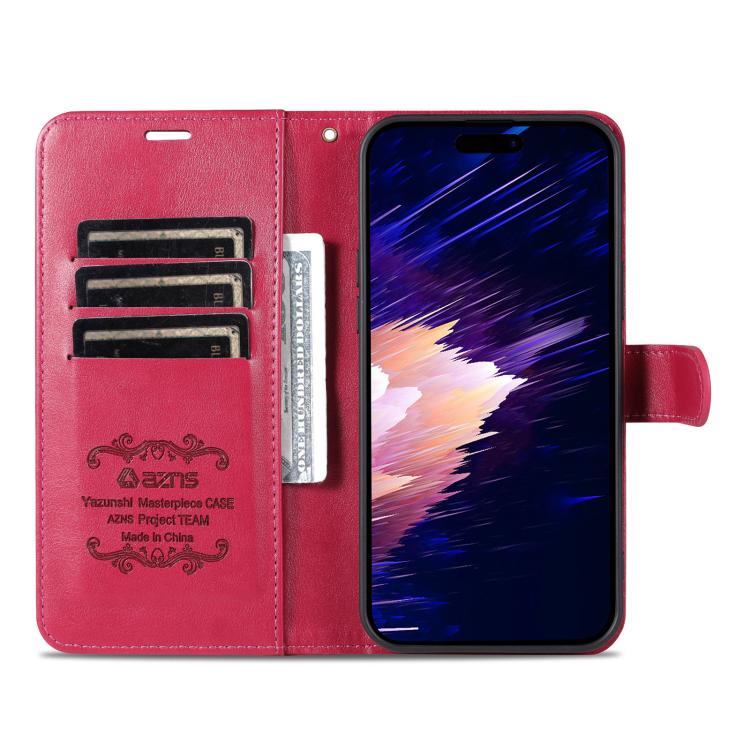 For iPhone Air AZNS Sheepskin Texture Flip Leather Phone Case(Red) - iPhone Air Cases by AZNS | Online Shopping UK | buy2fix