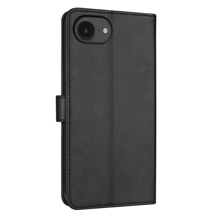 For iPhone 16e AZNS Skin Feel Calf Texture Flip Leather Phone Case(Black) - iPhone 16e Cases by AZNS | Online Shopping UK | buy2fix