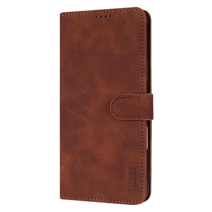 For iPhone Air AZNS Skin Feel Calf Texture Flip Leather Phone Case(Brown) - iPhone Air Cases by AZNS | Online Shopping UK | buy2fix