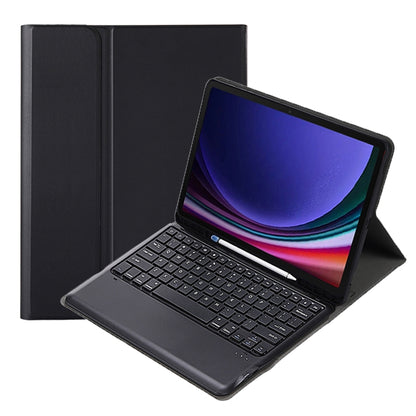 For Samsung Galaxy Tab S10+ A810B Pen Slot Detachable Bluetooth Keyboard Leather Tablet Case(Black) - Samsung Keyboard by buy2fix | Online Shopping UK | buy2fix