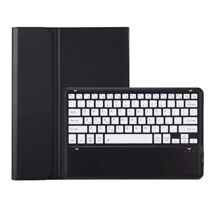For Samsung Galaxy Tab S10+ A810B Pen Slot Detachable Bluetooth Keyboard Leather Tablet Case(Black+White) - Samsung Keyboard by buy2fix | Online Shopping UK | buy2fix