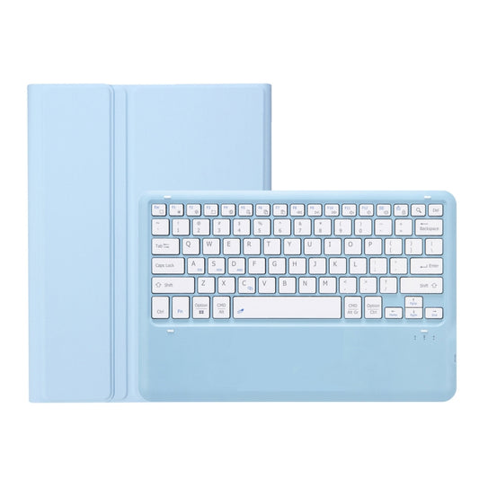 For Samsung Galaxy Tab S10+ A810B Pen Slot Detachable Bluetooth Keyboard Leather Tablet Case(Sky Blue) by buy2fix