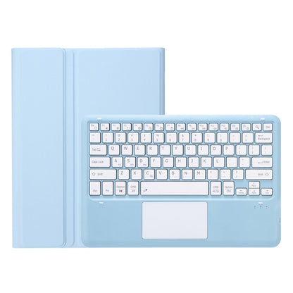 For Samsung Galaxy Tab S10+ 12.4 A810B-A Touch Pad Detachable Bluetooth Keyboard Leather Tablet Case(Sky Blue) - Samsung Keyboard by buy2fix | Online Shopping UK | buy2fix