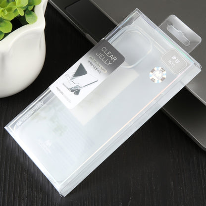 For iPhone 15 GOOSPERY CLEAR JELLY Transparent TPU Soft Phone Case - iPhone 15 Cases by GOOSPERY | Online Shopping UK | buy2fix