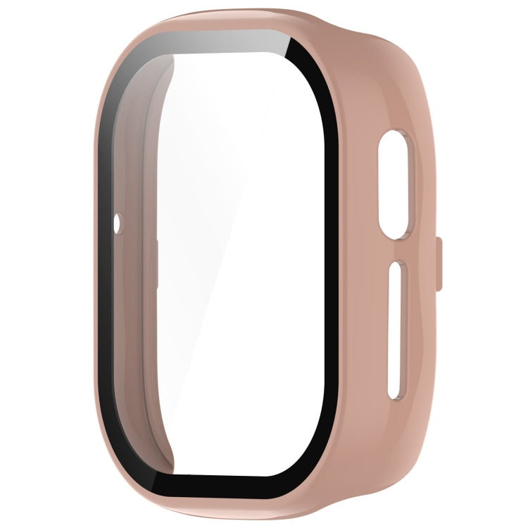 For Honor Watch 4 PC + 9H Tempered Glass Integrated Watch Case(Pink) by buy2fix