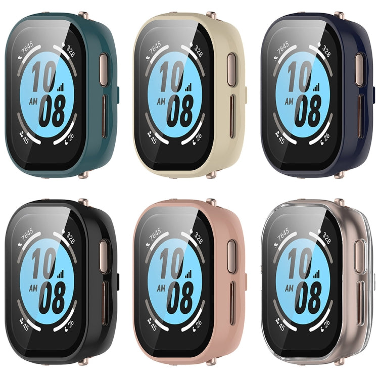 For Honor Watch 4 PC + 9H Tempered Glass Integrated Watch Case(Transparent) by buy2fix