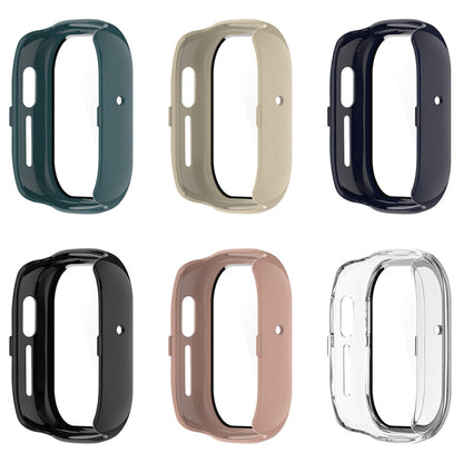 For Honor Watch 4 PC + 9H Tempered Glass Integrated Watch Case(Ivory White) by buy2fix