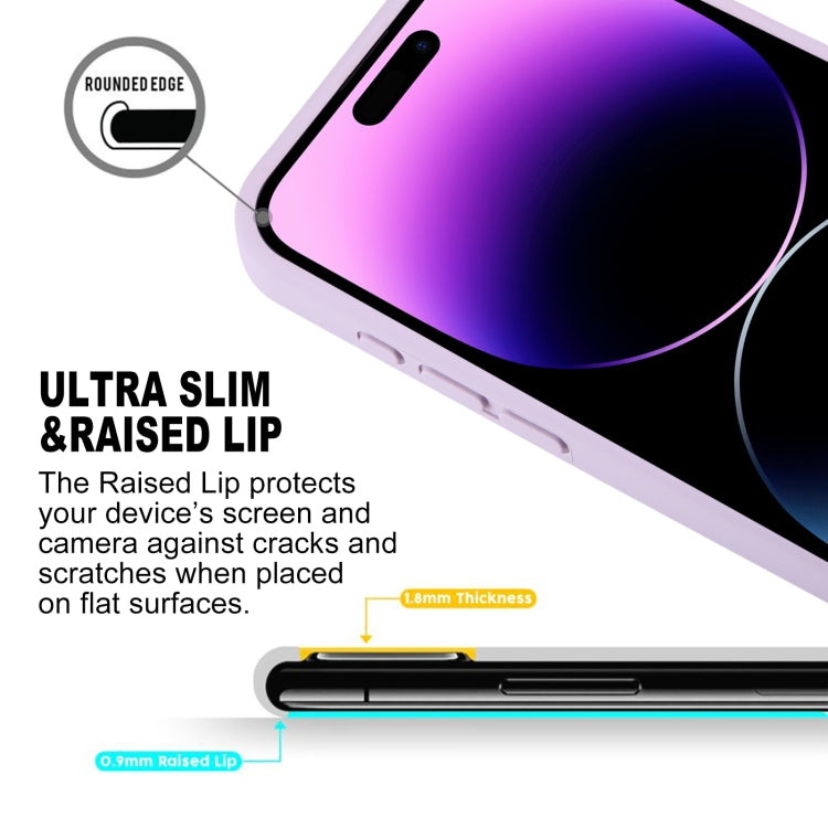 For iPhone 15 Pro Max GOOSPERY SILICONE Silky Soft TPU Phone Case(Purple) by GOOSPERY