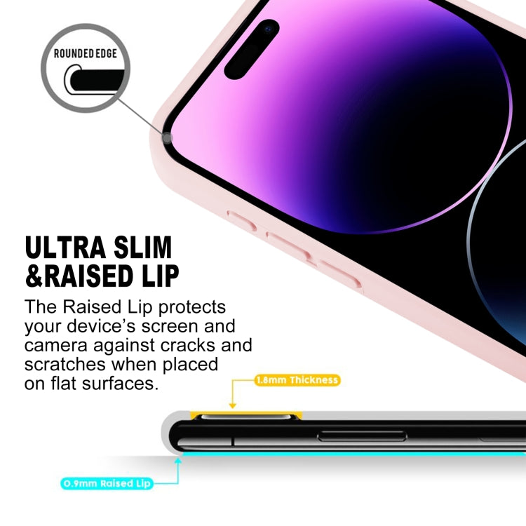 For iPhone 15 Pro Max GOOSPERY SILICONE Silky Soft TPU Phone Case(Pink) by GOOSPERY