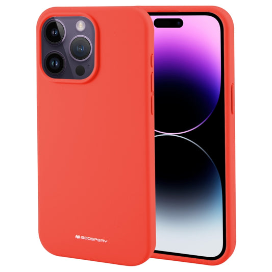 For iPhone 15 Pro Max GOOSPERY SILICONE Silky Soft TPU Phone Case(Red) by GOOSPERY