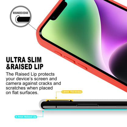 For iPhone 15 Plus GOOSPERY SILICONE Silky Soft TPU Phone Case(Red) - iPhone 15 Plus Cases by GOOSPERY | Online Shopping UK | buy2fix