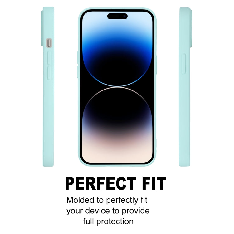 For iPhone 15 Pro GOOSPERY SOFT FEELING Liquid TPU Soft Phone Case(Mint Green) - iPhone 15 Pro Cases by GOOSPERY | Online Shopping UK | buy2fix