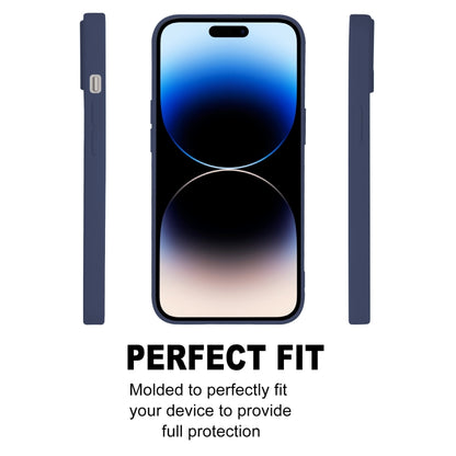 For iPhone 15 Pro GOOSPERY SOFT FEELING Liquid TPU Soft Phone Case(Dark Blue) - iPhone 15 Pro Cases by GOOSPERY | Online Shopping UK | buy2fix