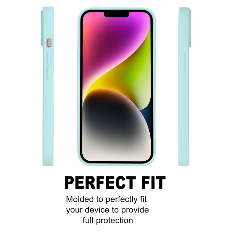For iPhone 15 Plus GOOSPERY SOFT FEELING Liquid TPU Soft Phone Case(Mint Green) - iPhone 15 Plus Cases by GOOSPERY | Online Shopping UK | buy2fix