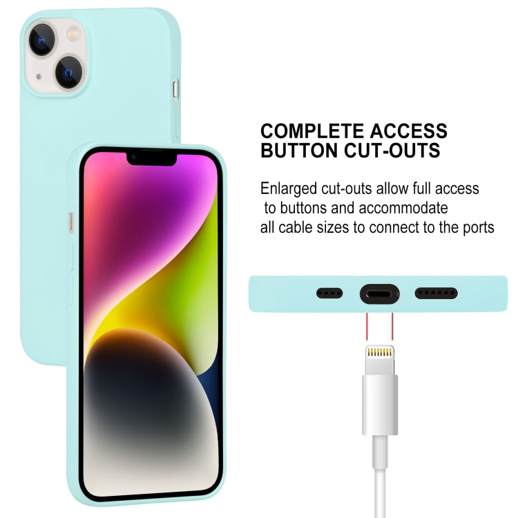 For iPhone 15 Plus GOOSPERY SOFT FEELING Liquid TPU Soft Phone Case(Mint Green) - iPhone 15 Plus Cases by GOOSPERY | Online Shopping UK | buy2fix
