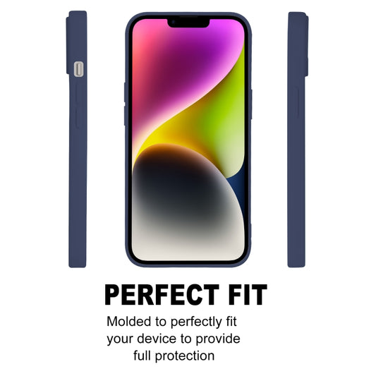 For iPhone 15 Plus GOOSPERY SOFT FEELING Liquid TPU Soft Phone Case(Dark Blue) - iPhone 15 Plus Cases by GOOSPERY | Online Shopping UK | buy2fix
