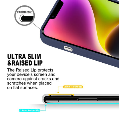 For iPhone 15 Plus GOOSPERY SOFT FEELING Liquid TPU Soft Phone Case(Dark Blue) - iPhone 15 Plus Cases by GOOSPERY | Online Shopping UK | buy2fix