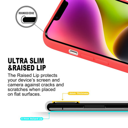 For iPhone 15 GOOSPERY SOFT FEELING Liquid TPU Soft Phone Case(Red) - iPhone 15 Cases by GOOSPERY | Online Shopping UK | buy2fix